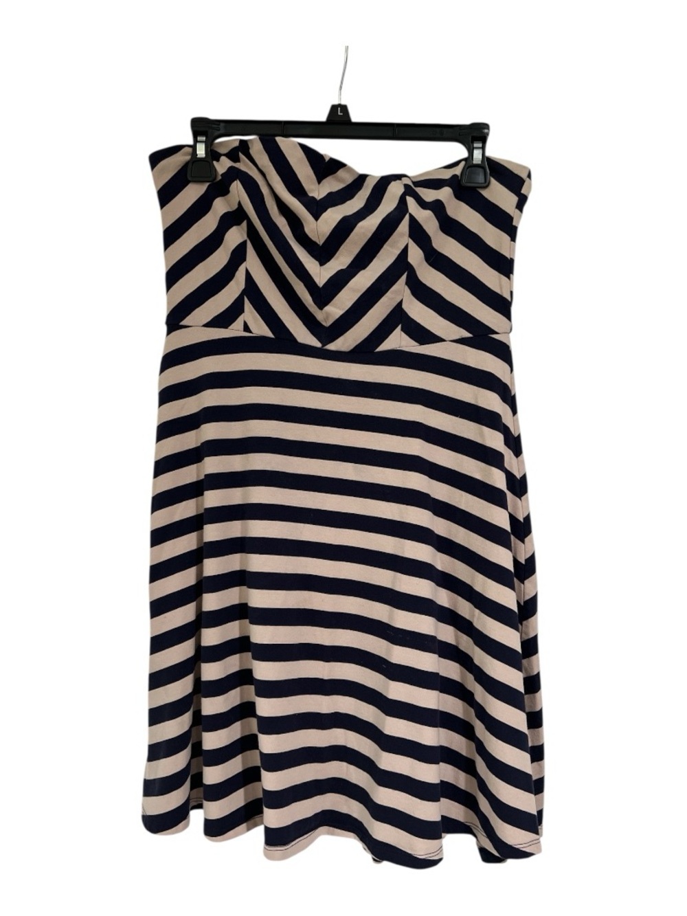 Monteau Navy and Black Casual Top